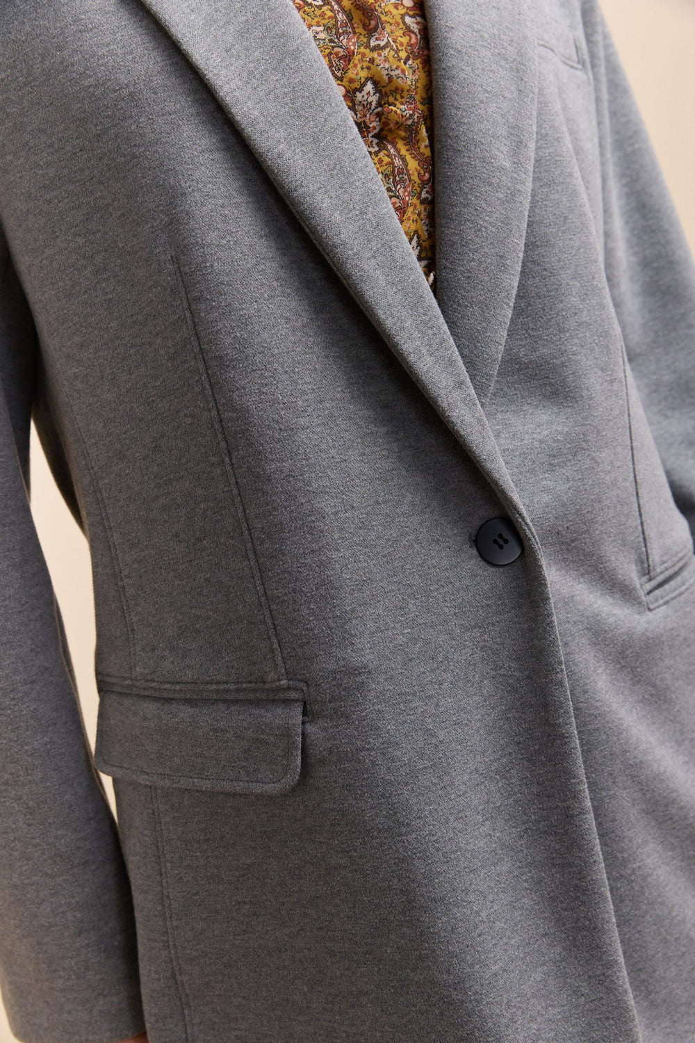 Oversized stretch blazer