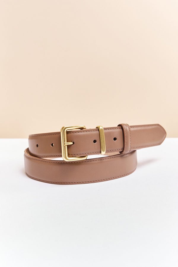 Leather belt