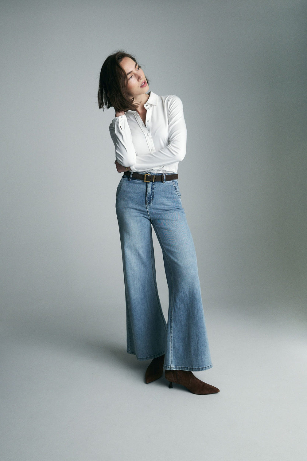 Suede belt