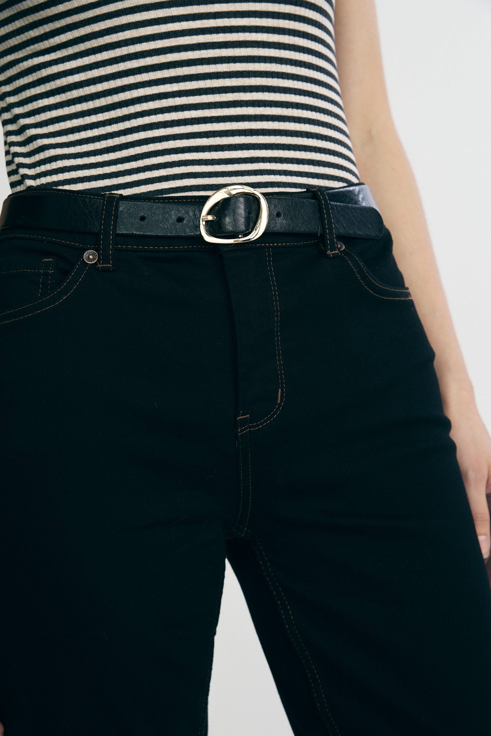 Italian leather belt