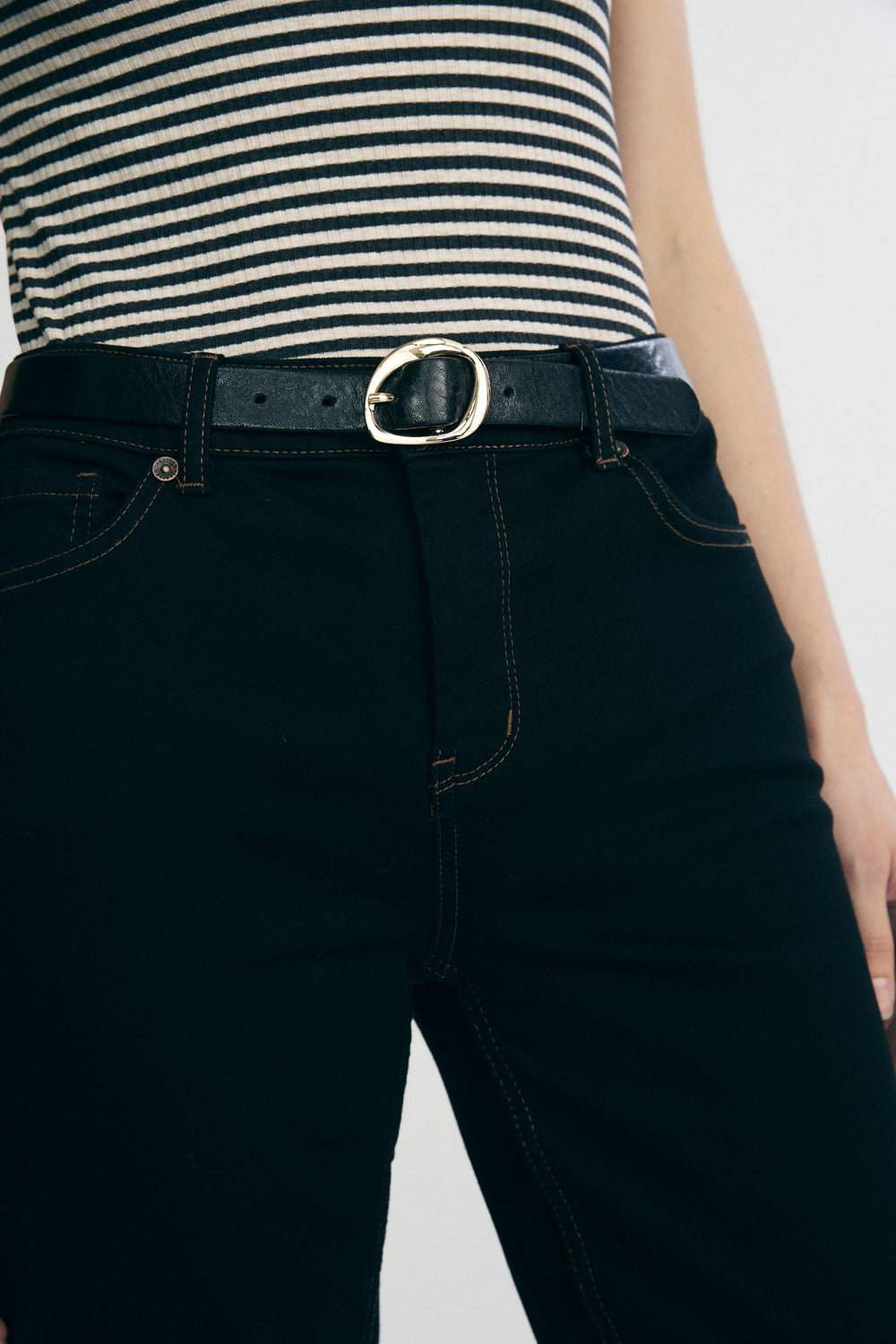 Italian leather belt