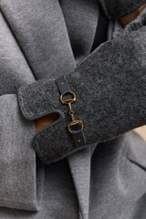 2 tone wool gloves