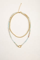 Double layered necklace