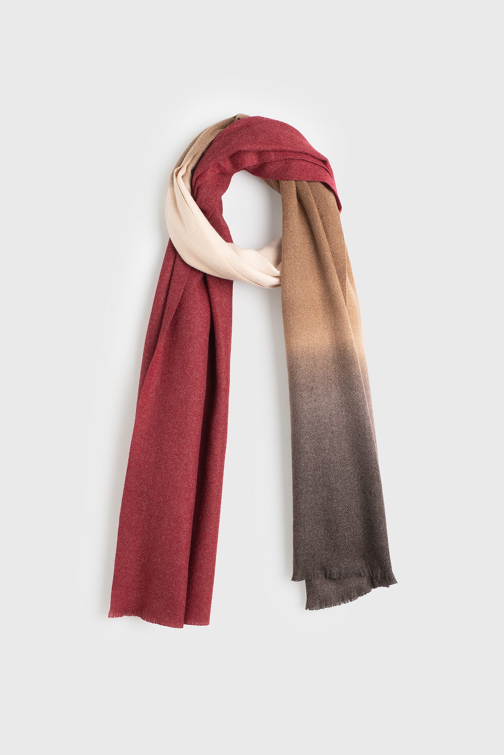 Multi gradient print scarf