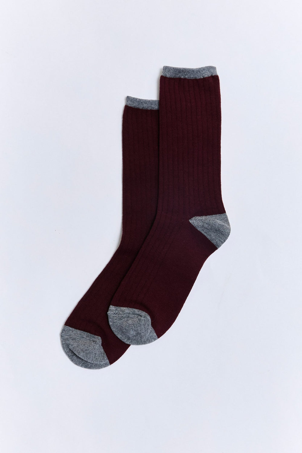 Ribbed socks with lurex detail