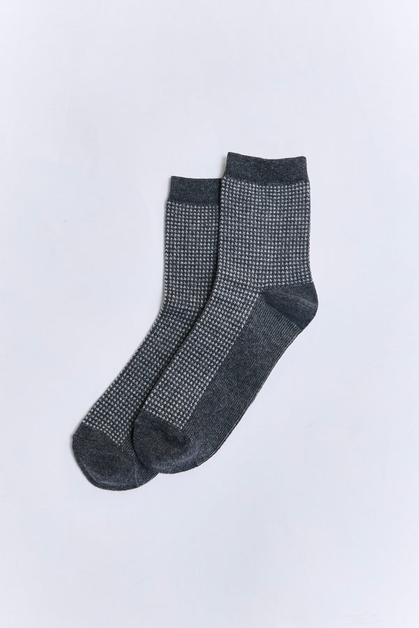 Houndstooth socks