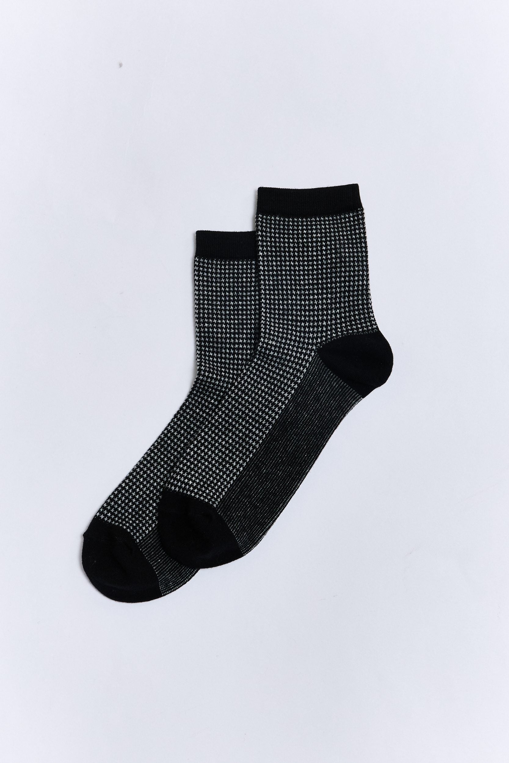 Houndstooth socks