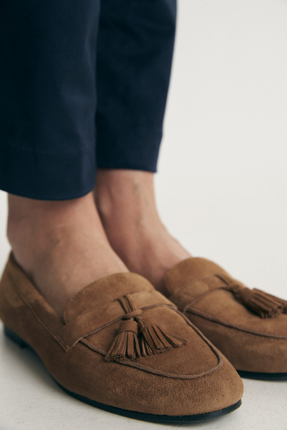 Suede loafer