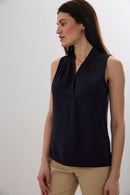 Jersey back sleeveless top