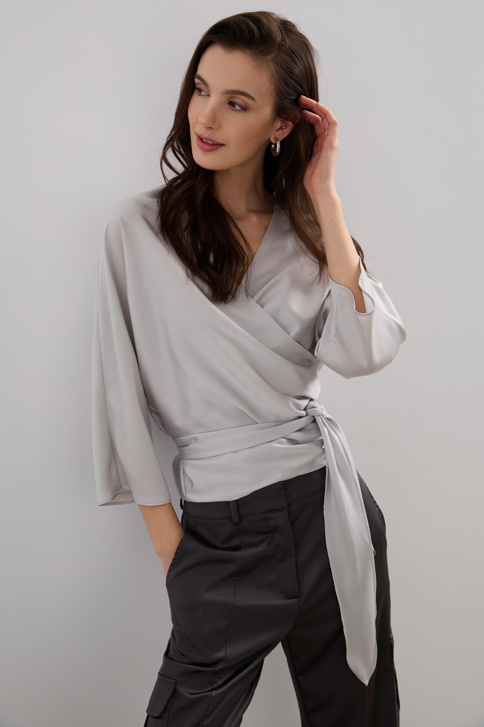 Wrap blouse