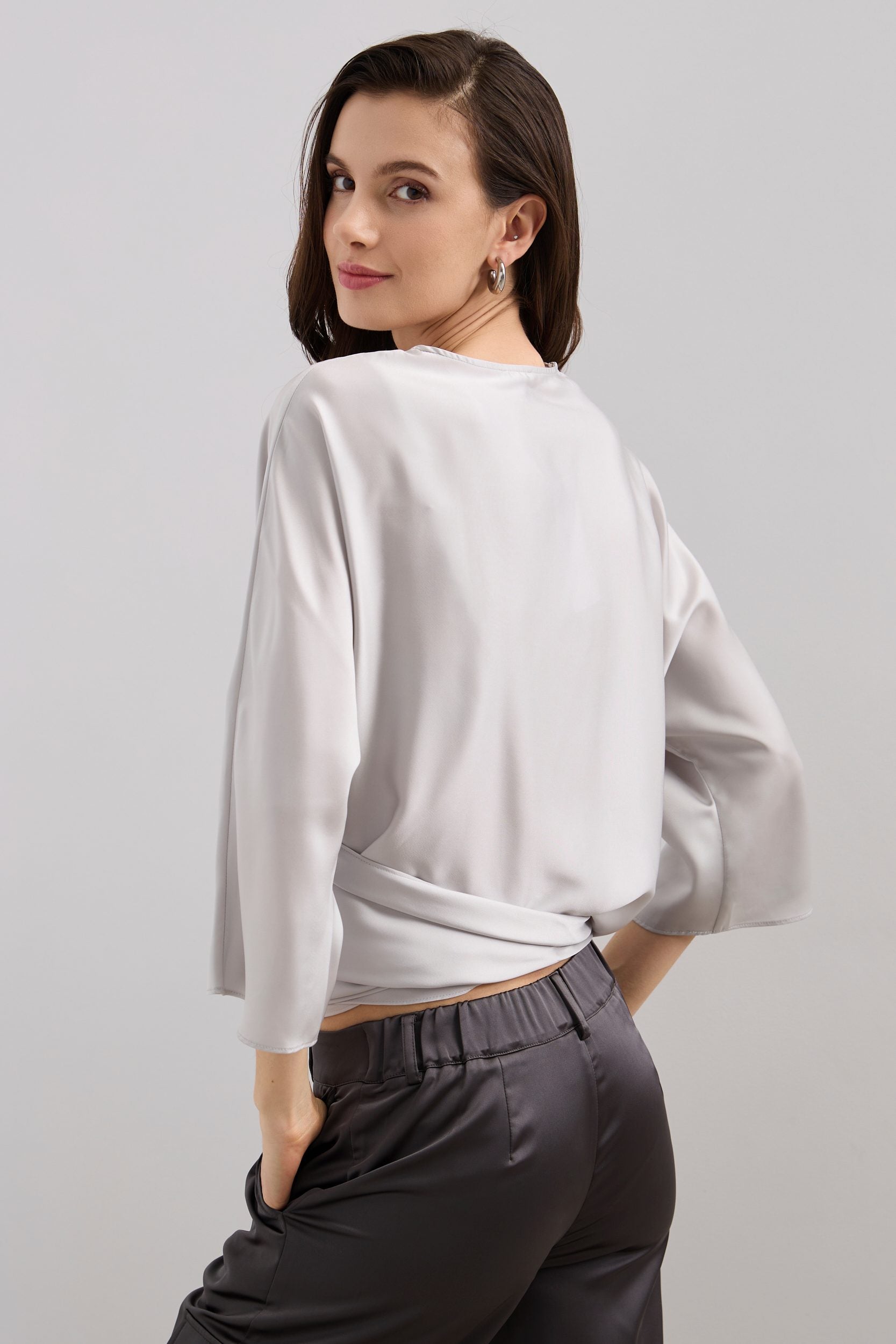 Wrap blouse