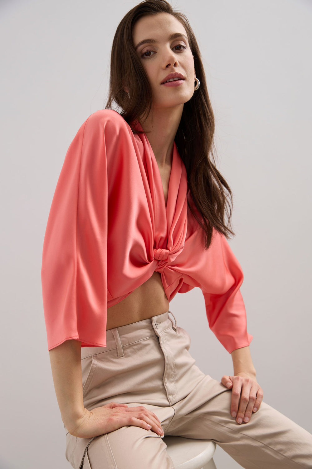 Wrap blouse