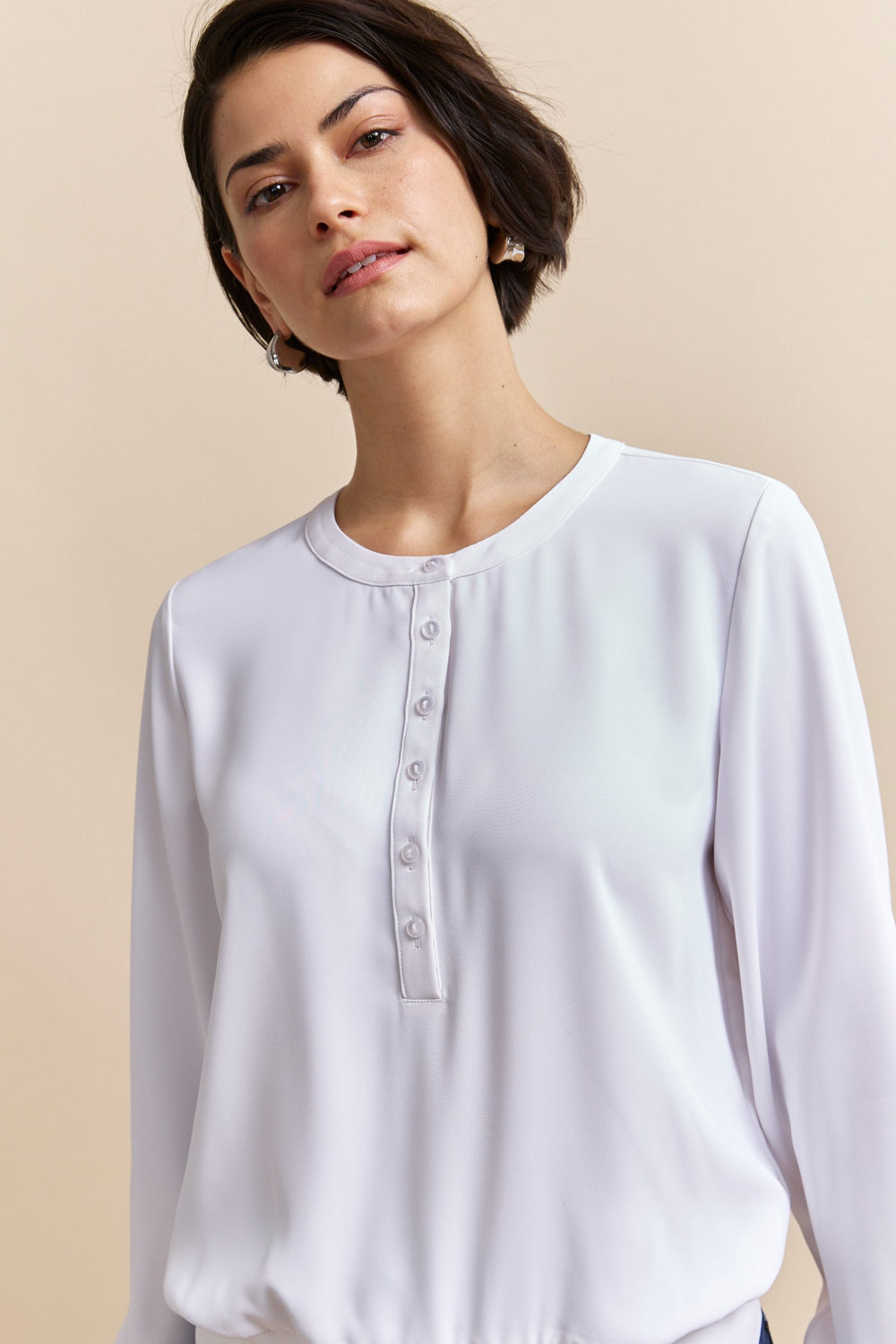 Henley blouse