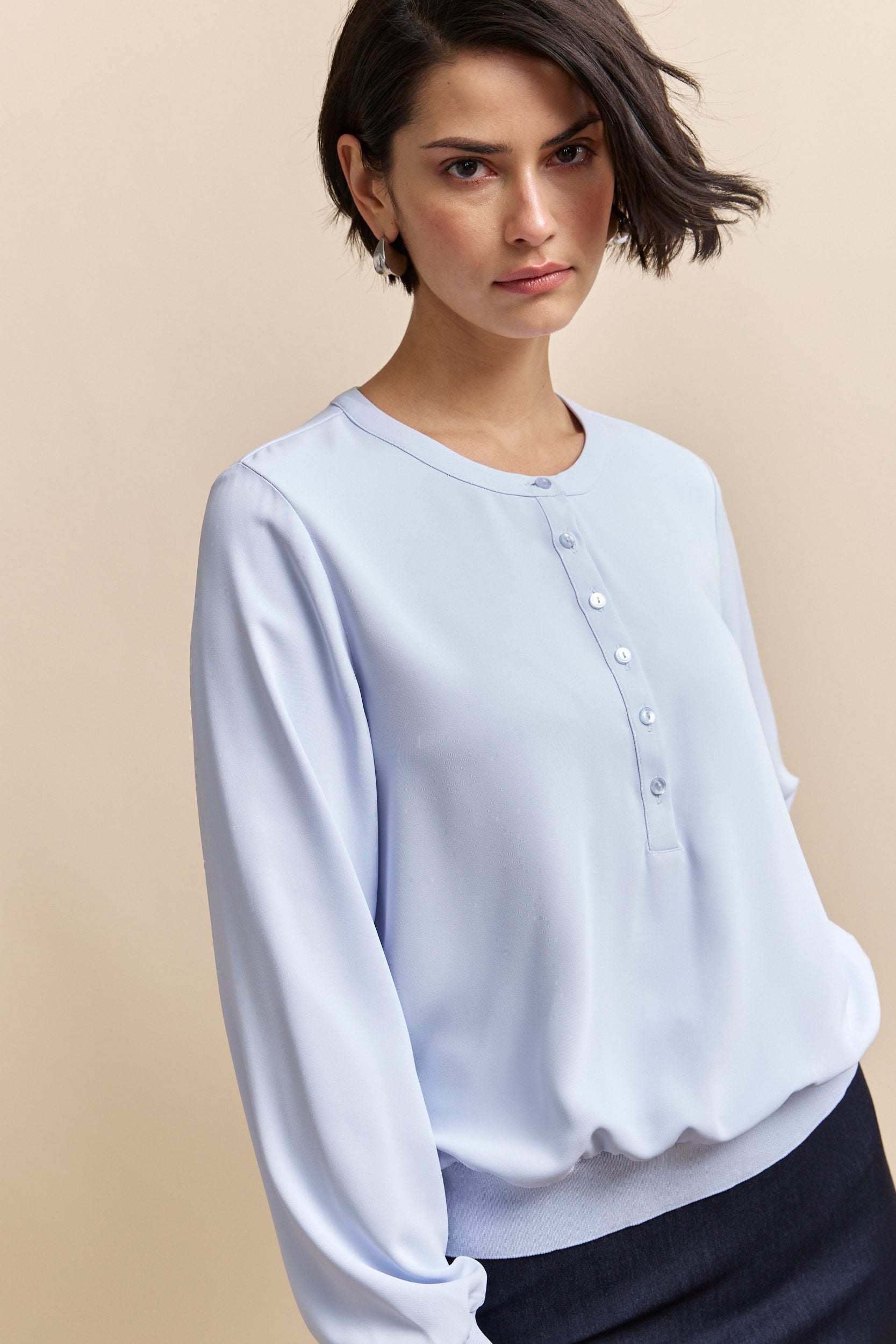 Henley blouse