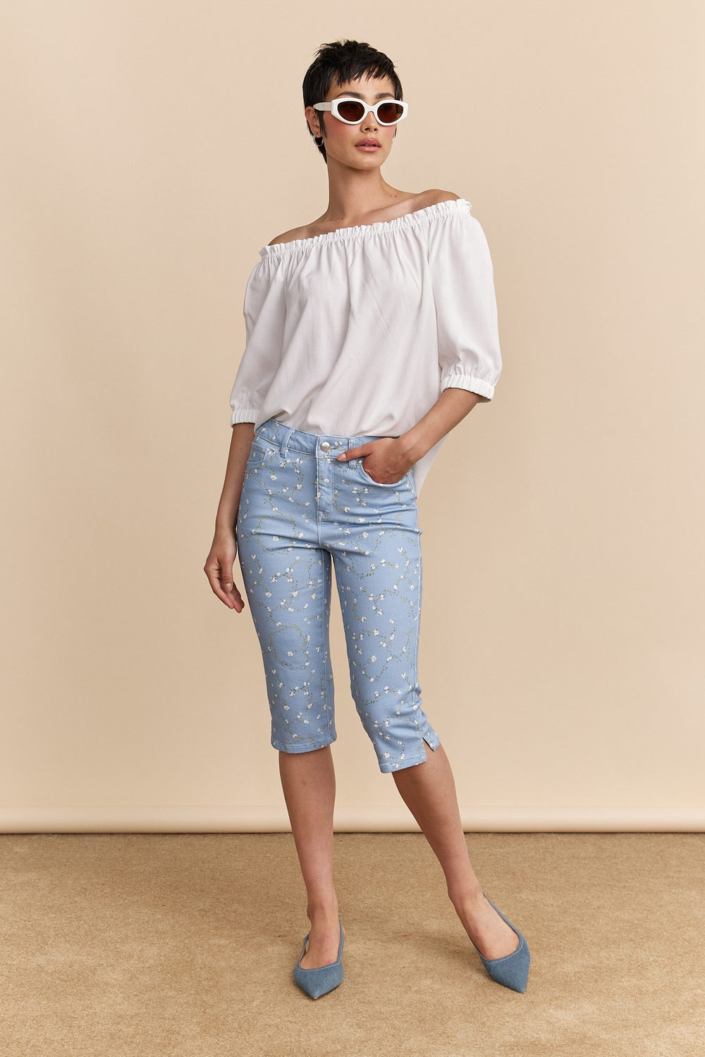 Off-the-shoulder top