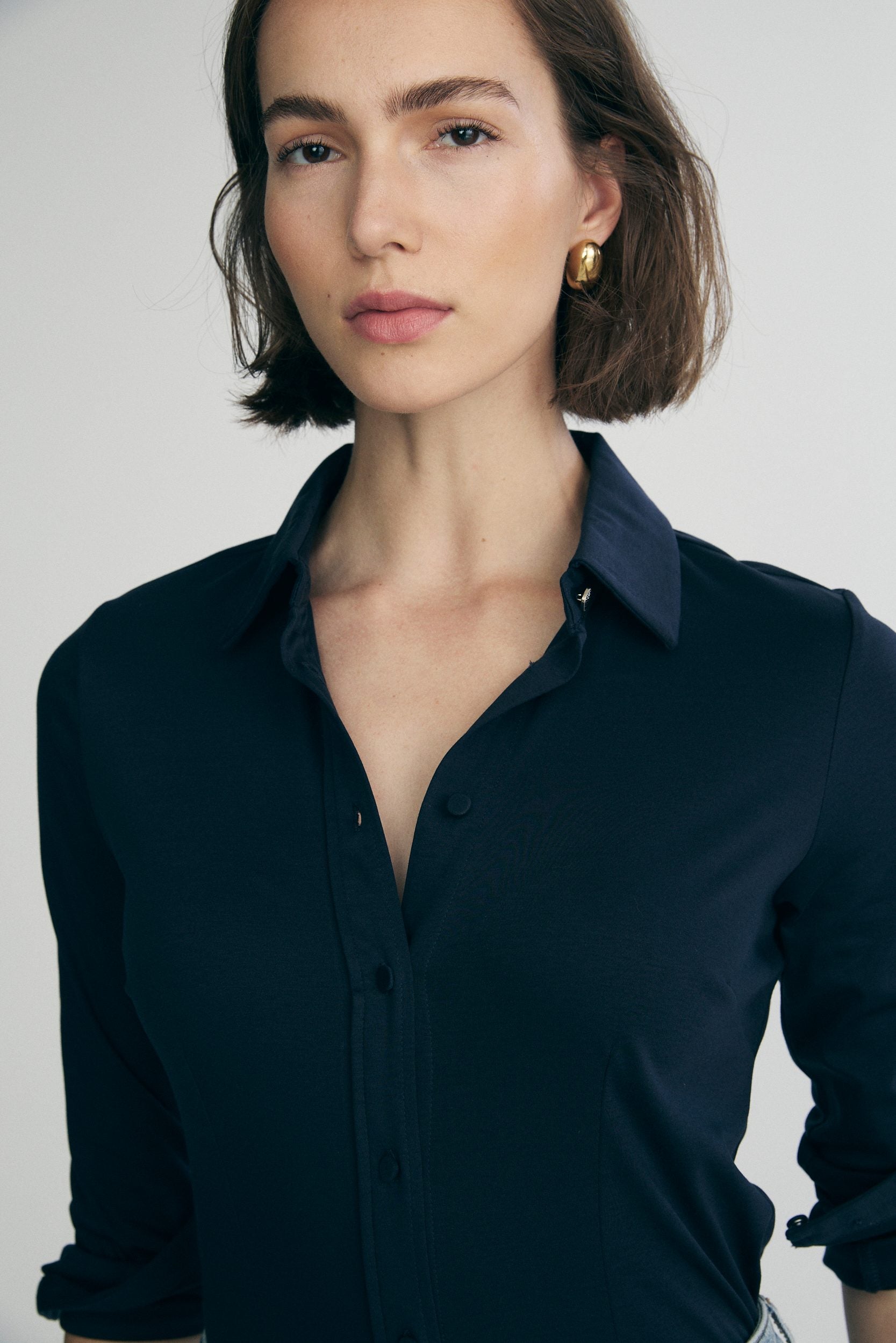 Mercerized Cotton Shirt