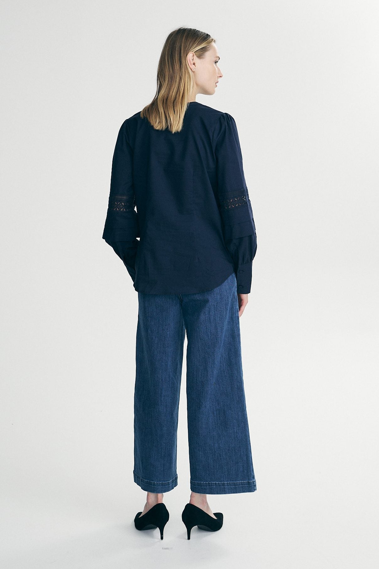 Blouse with embroidery