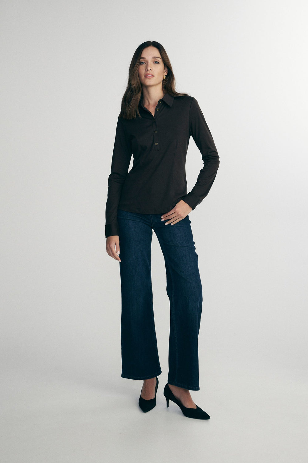 Mercerized cotton shirt