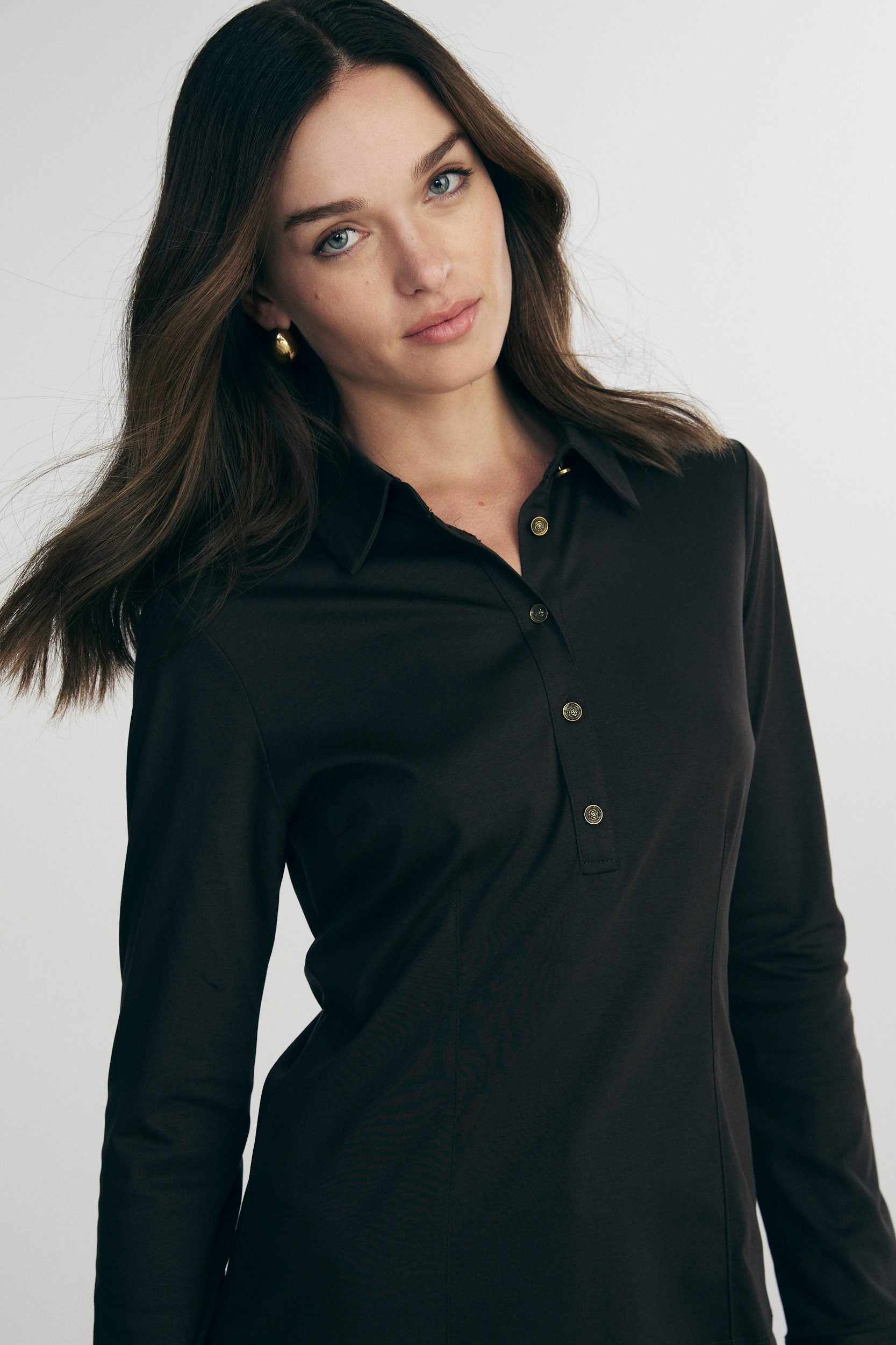 Mercerized cotton shirt