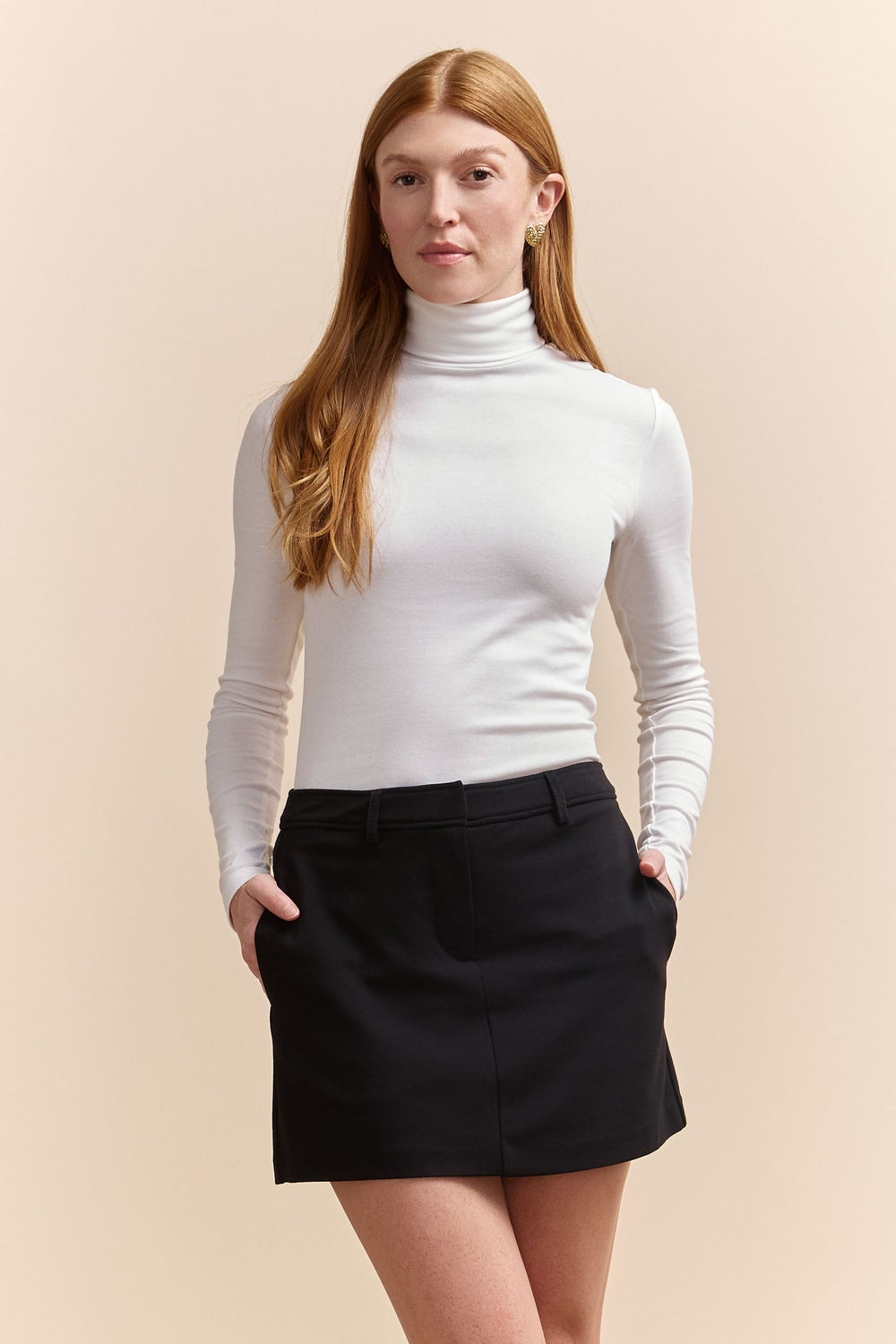 Stretch turtleneck