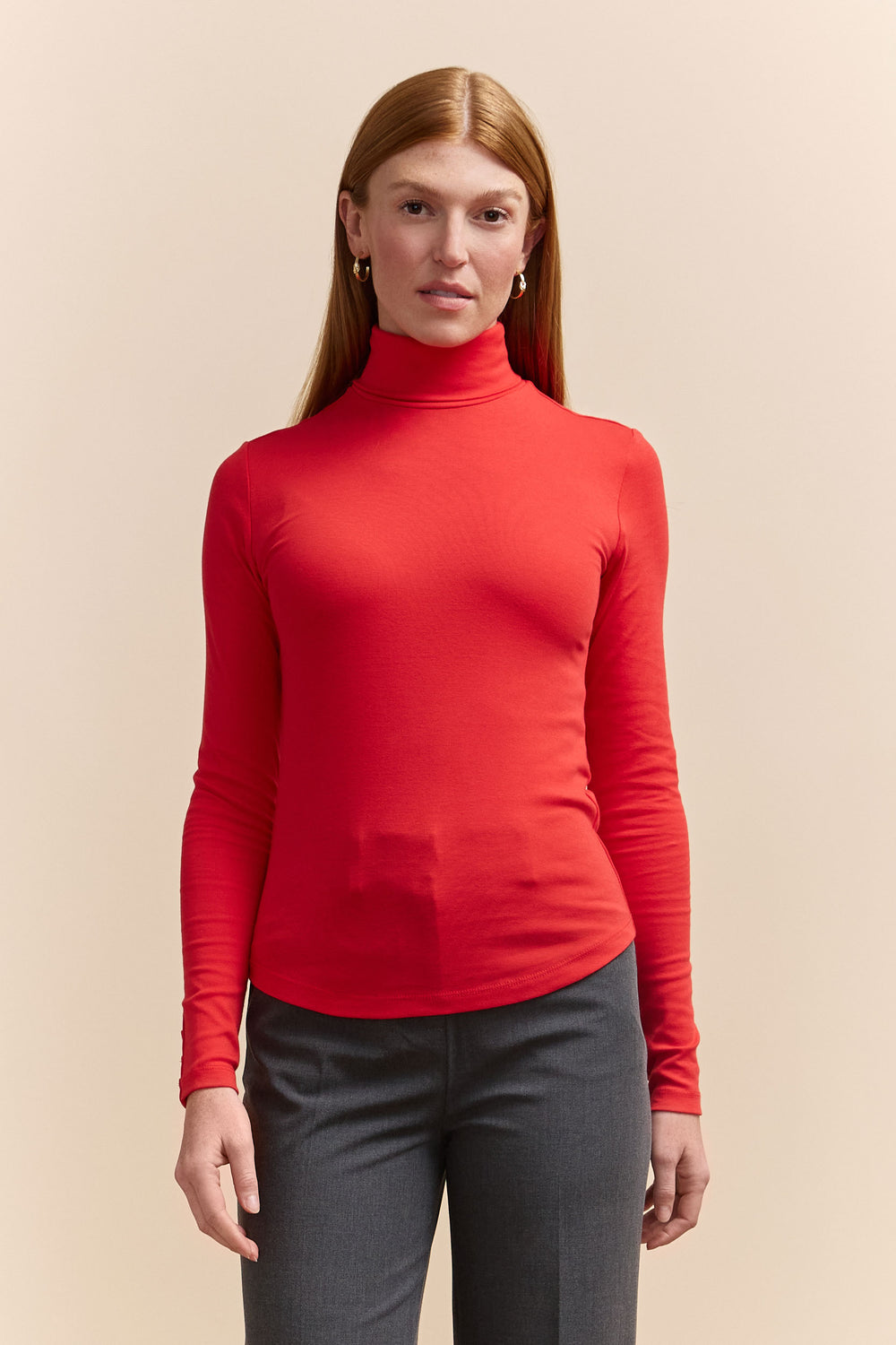 Stretch turtleneck