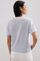 Striped boxy t-shirt