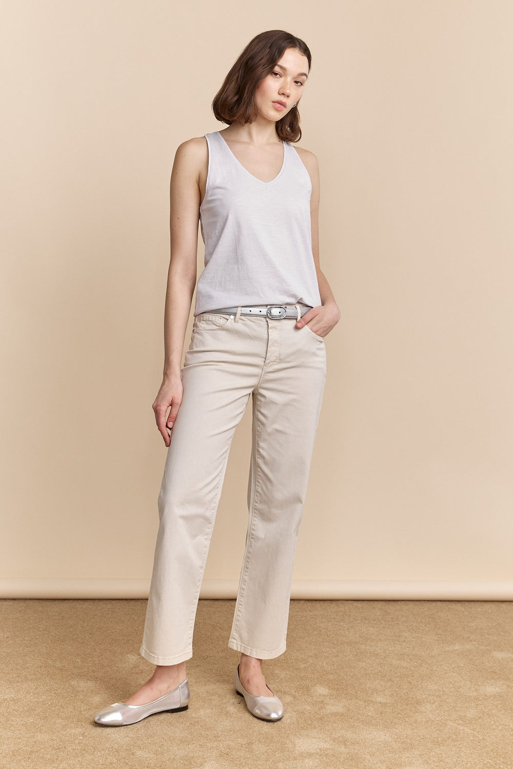 Basic V neck cami