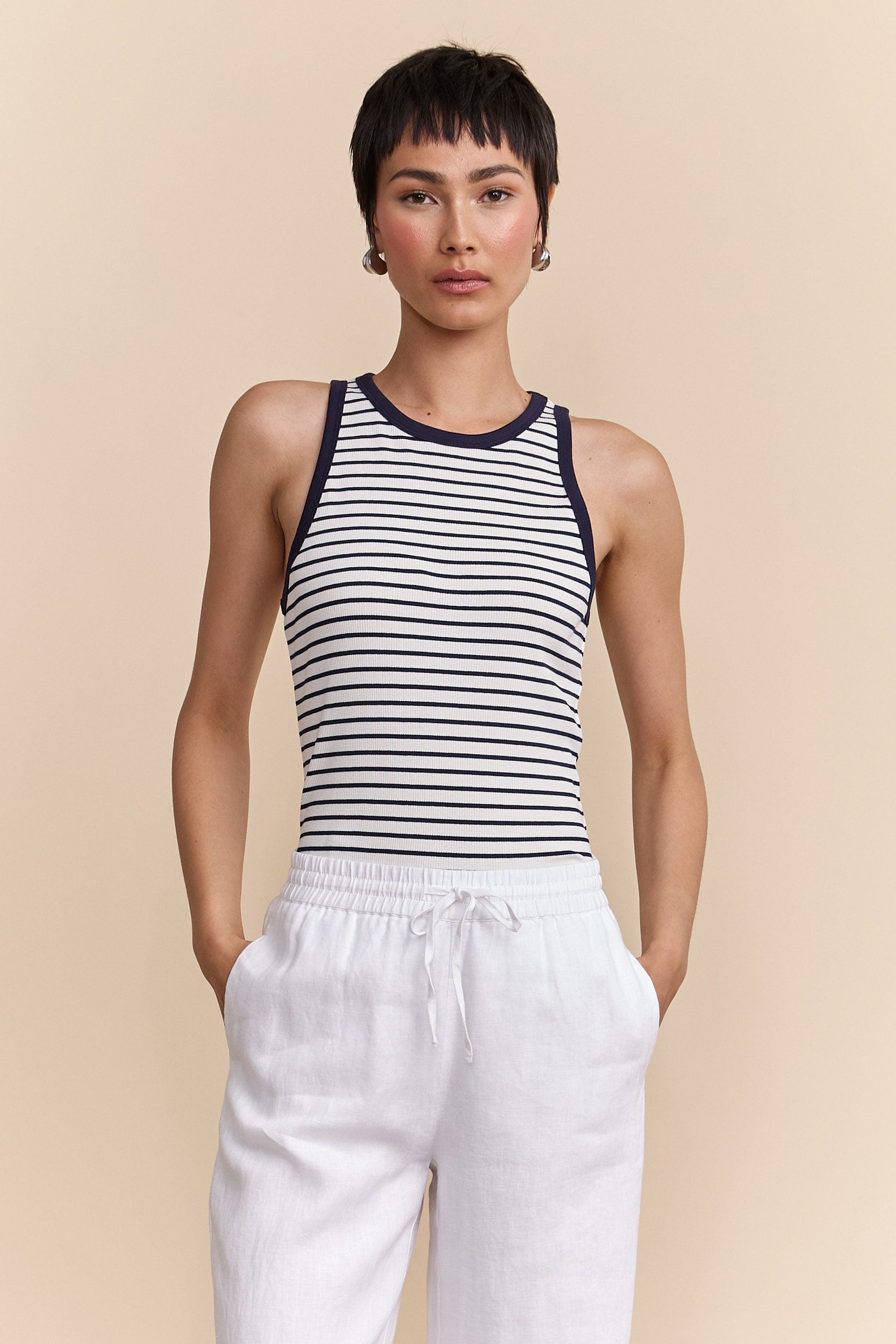 Striped tank top