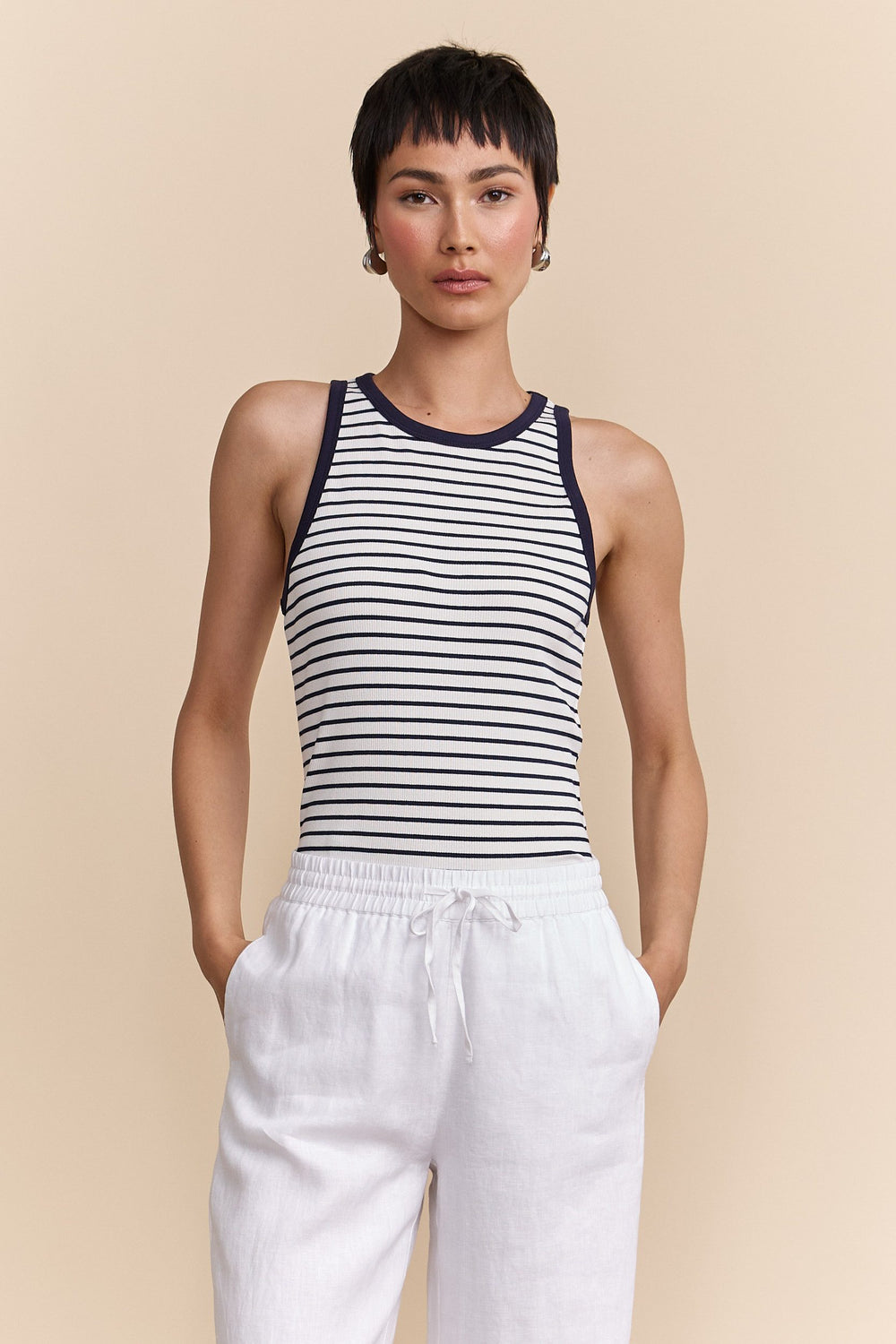 Striped tank top