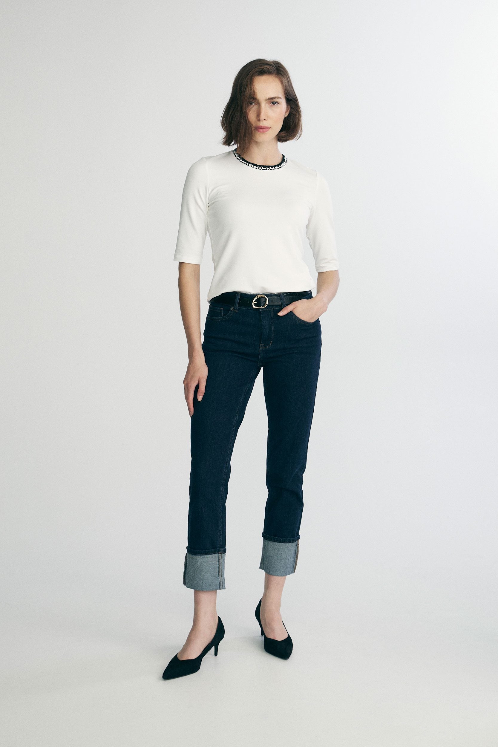 Basic crew neck T-shirt