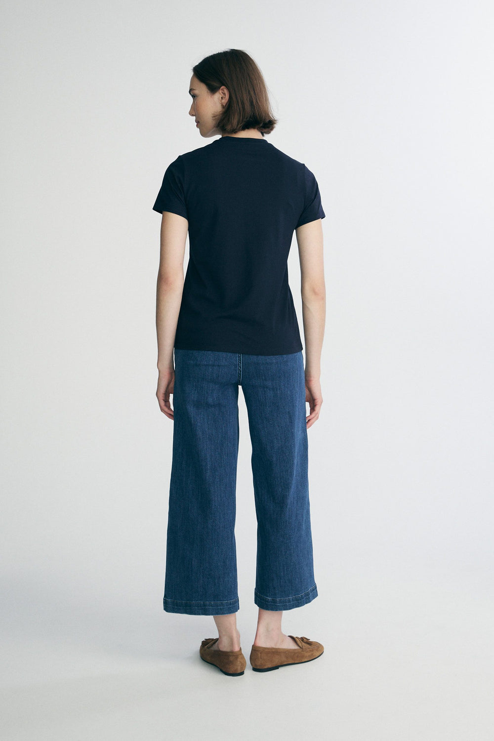 Heart embroidery T-shirt