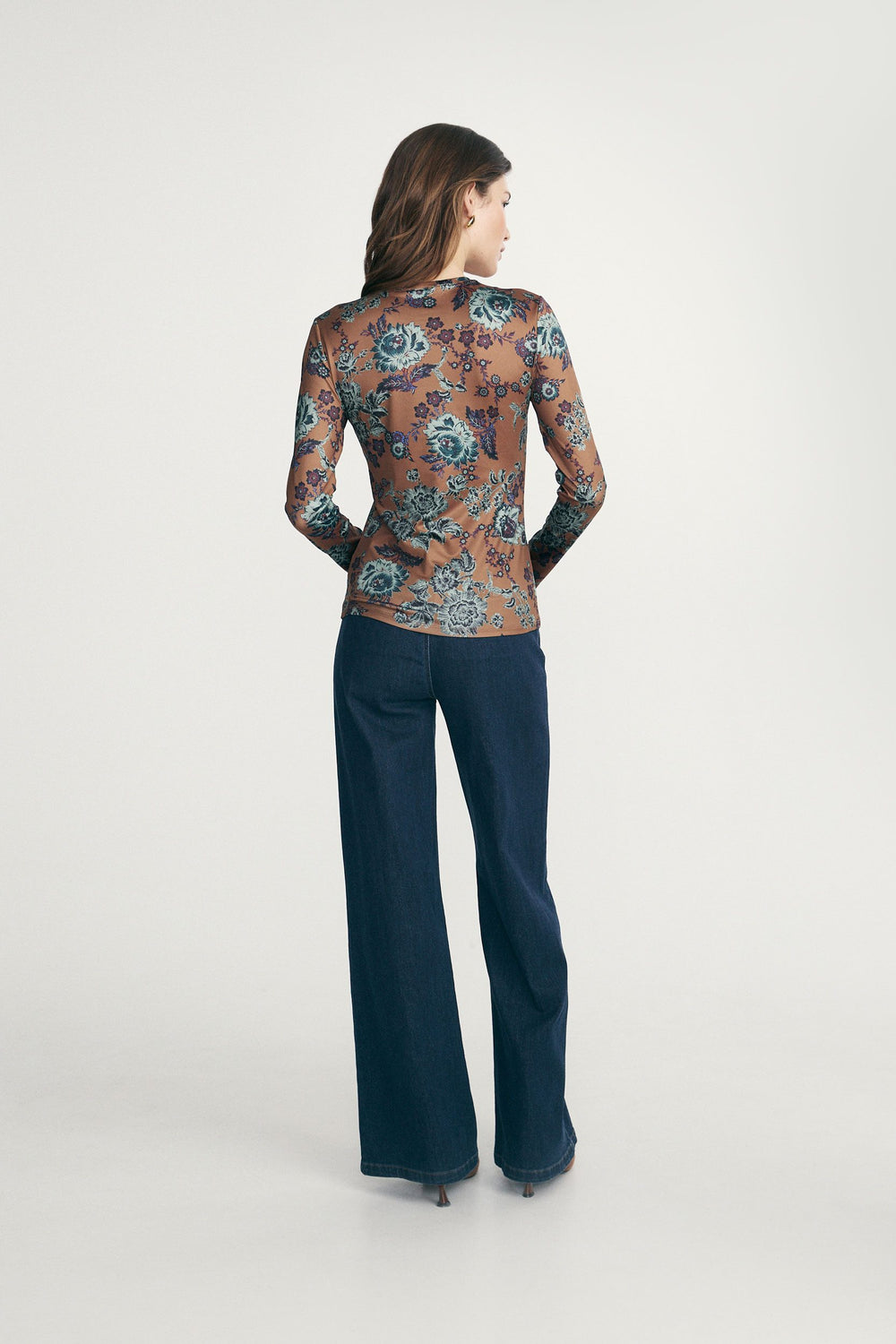 Long sleeve printed t-shirt