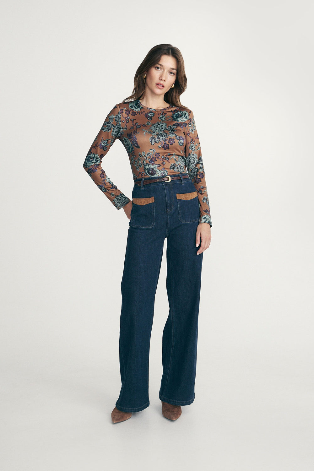 Long sleeve printed t-shirt
