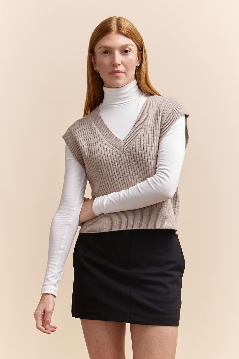 Sleeveless sweater