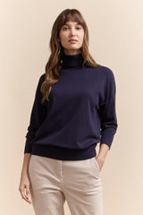 Loose turtleneck sweater