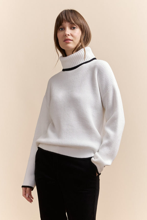 Mock neck sweater