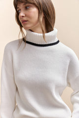 Mock neck sweater