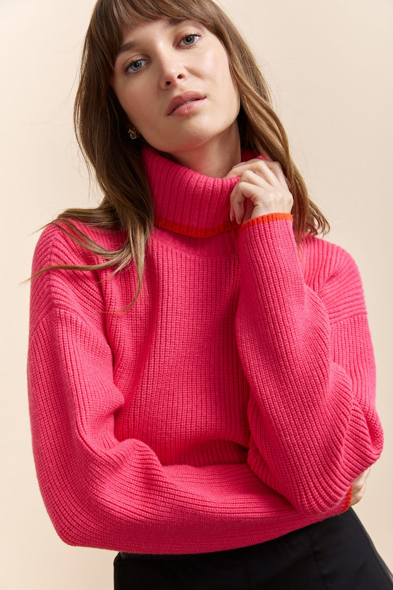 Mock neck sweater