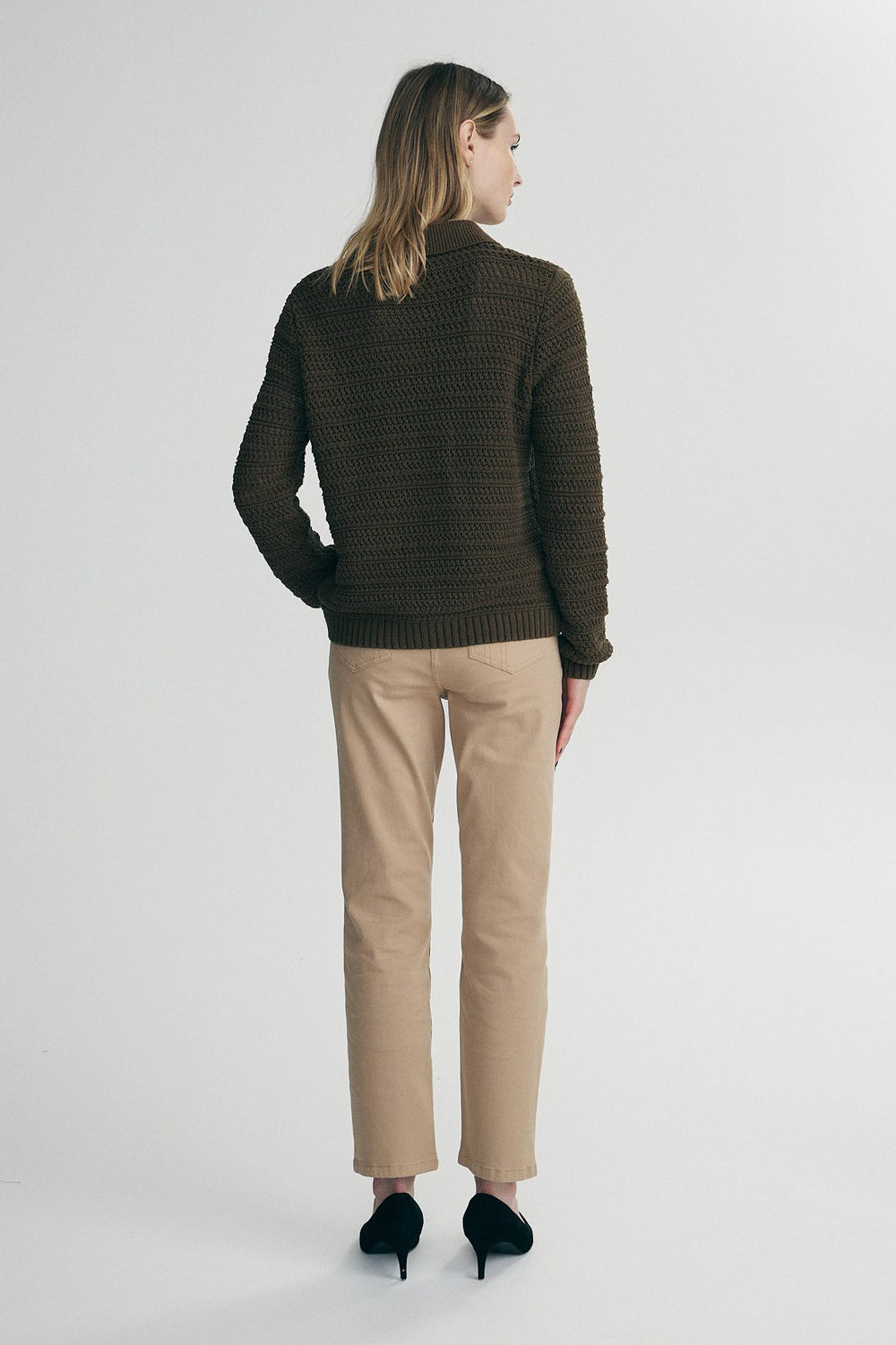 Textured cardigan