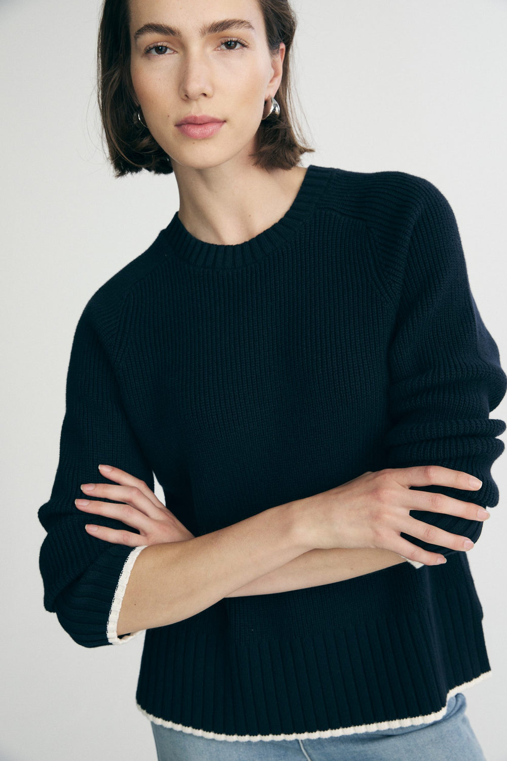 Crew neck sweater
