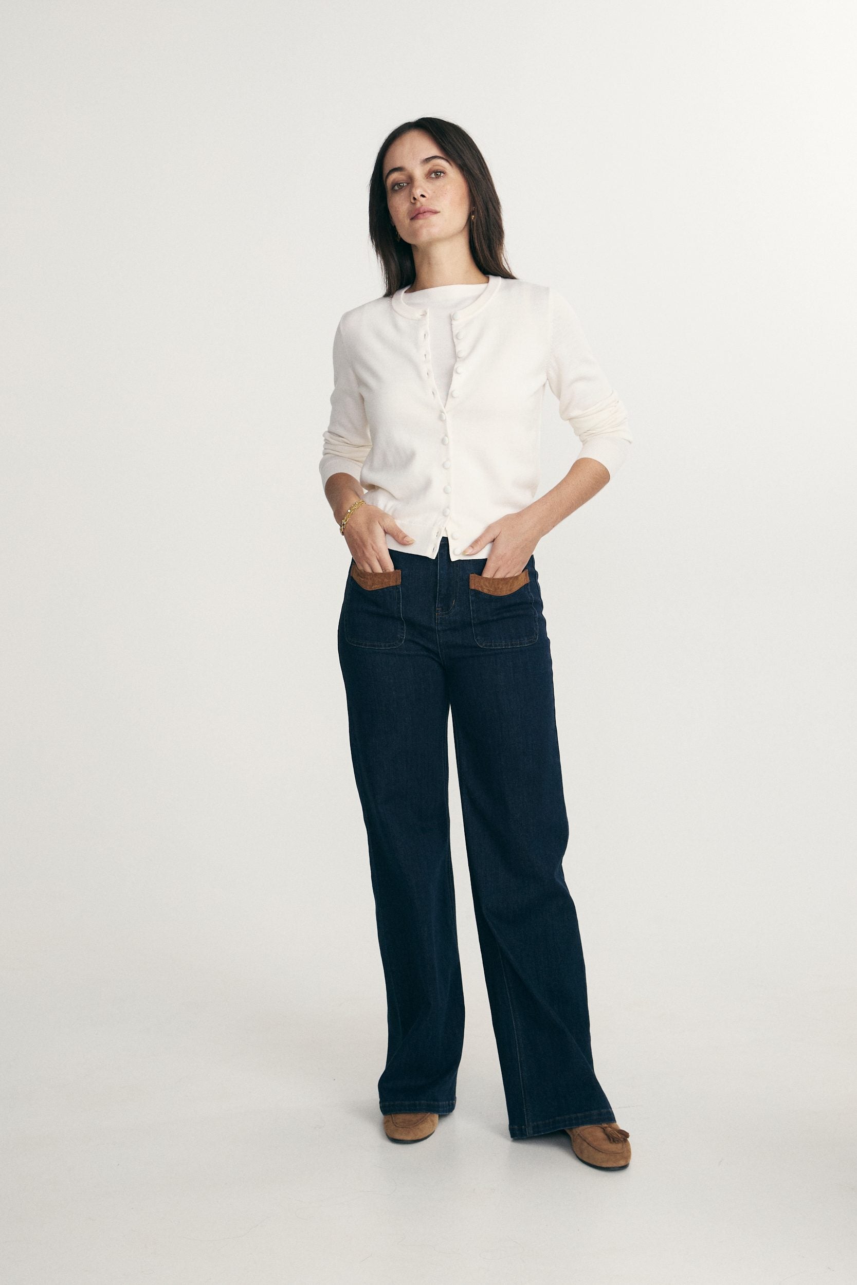 Merino wool cardigan