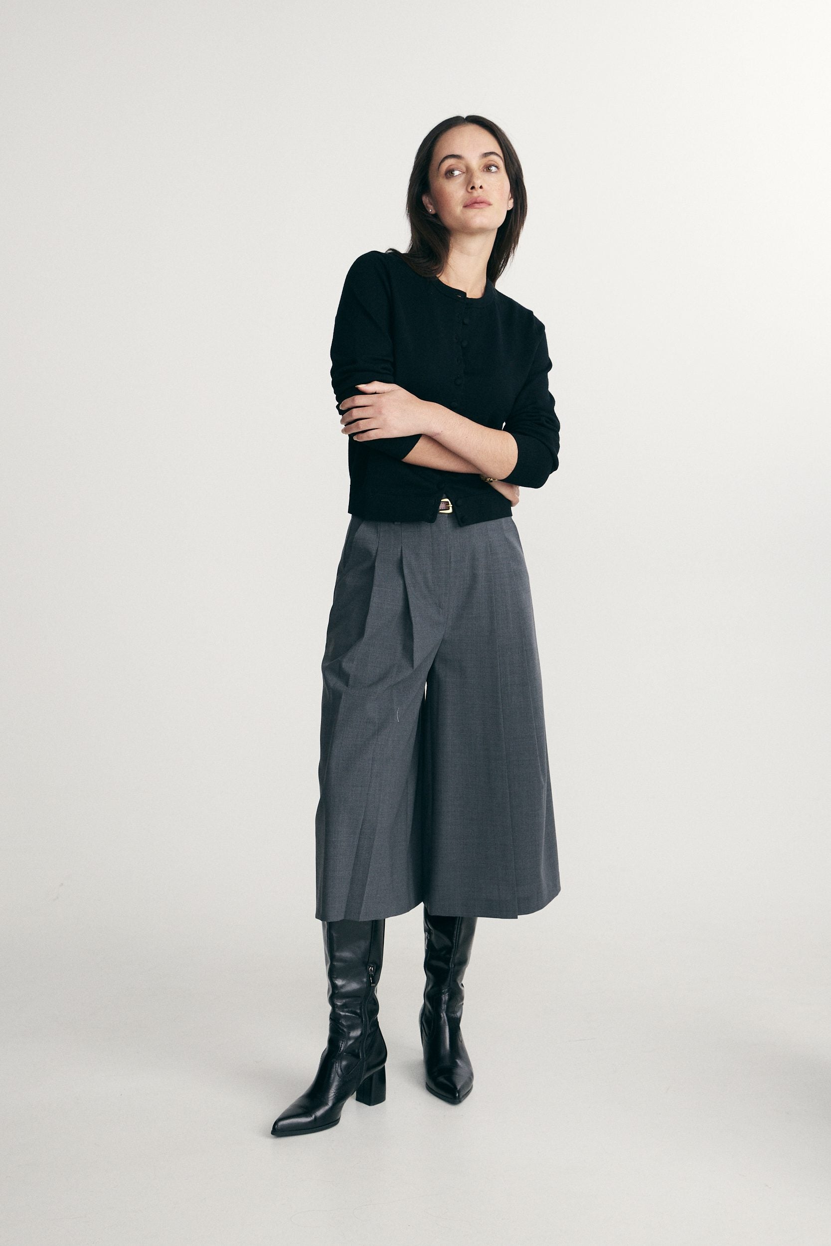 Merino wool cardigan