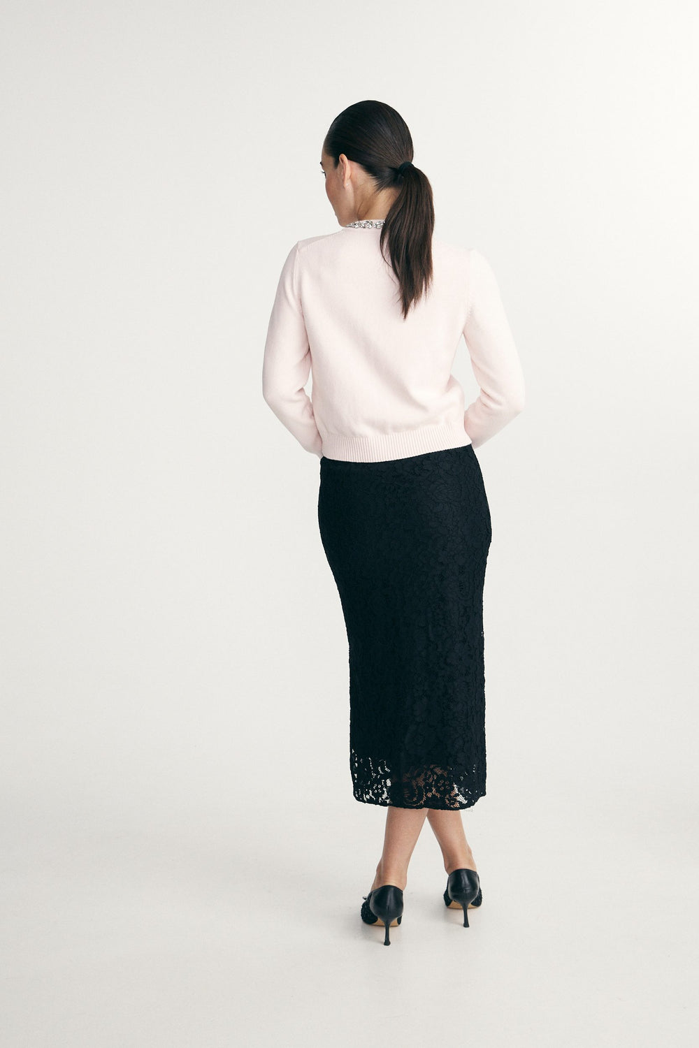 Cardigan embellished with stones