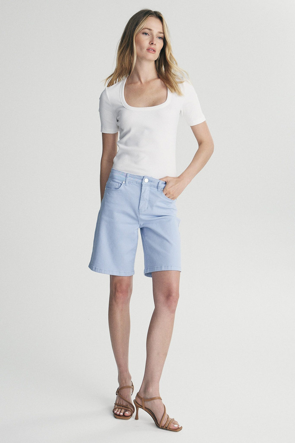 Denim shorts