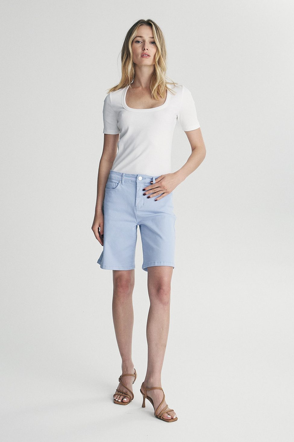 Denim shorts