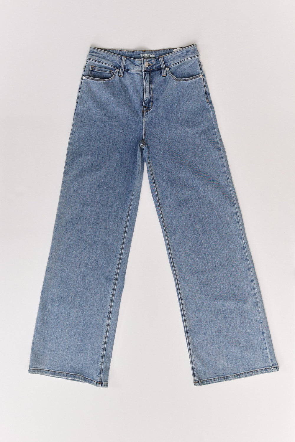 High waist straight jean