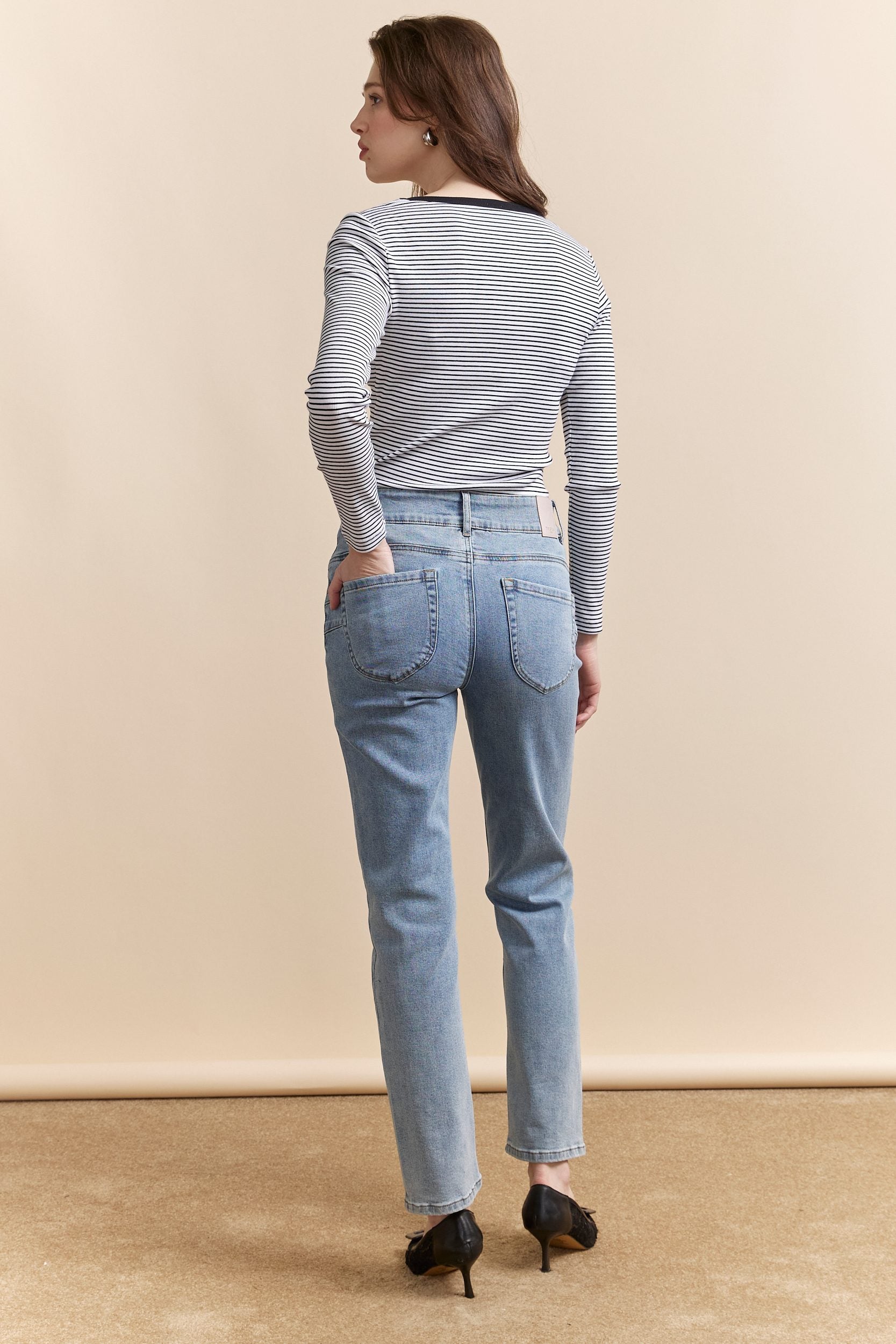 High waist jean