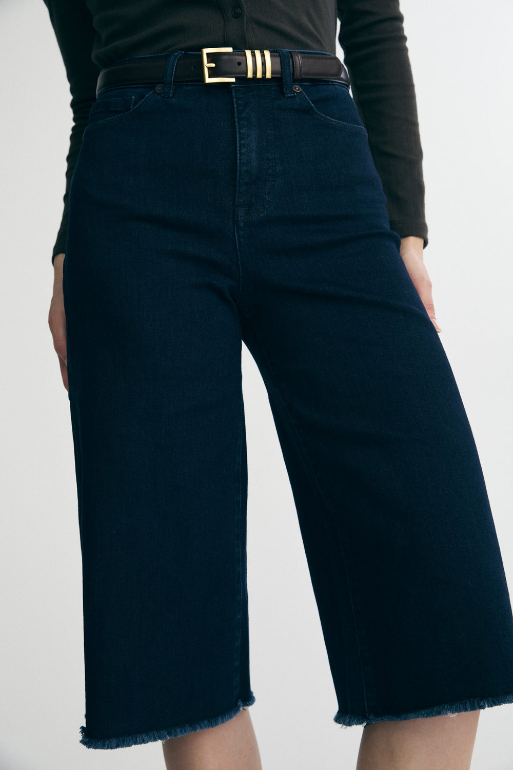 Culotte high waist jeans
