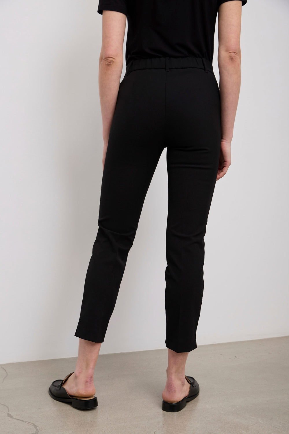 Urban fit crop pant with elastic waist