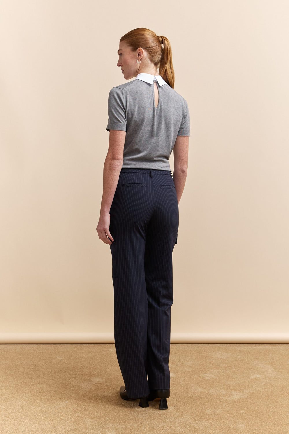 Pinstriped cargo pant